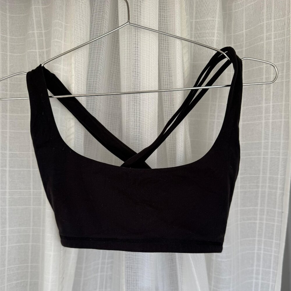 BUFFBUNNY COLLECTION Black Sports Bra Size Small